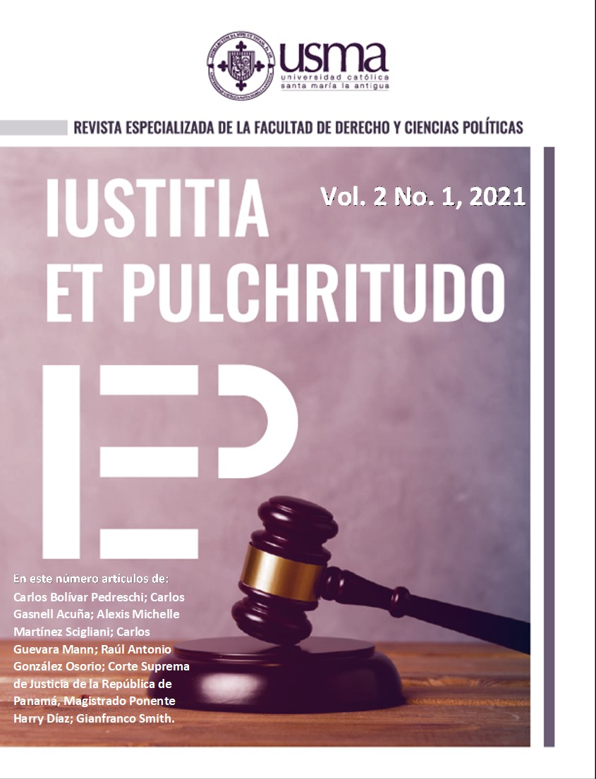 					Ver Vol. 2 Núm. 1 (2021): IUSTITIA et PULCHRITUDO
				