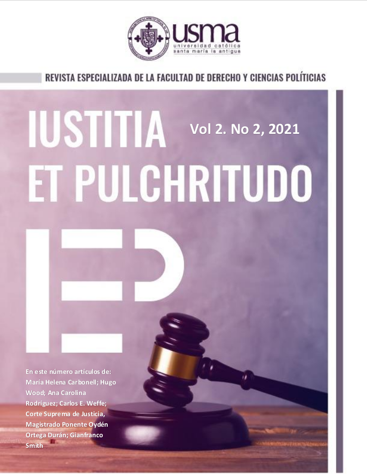 					Ver Vol. 2 Núm. 2 (2021): Iustitia et Pulchritudo
				